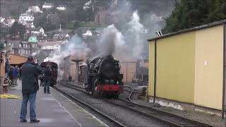 TWO UNFAMILIAR TRAINS AT MINEHEAD WSR TEN YEARS AGO