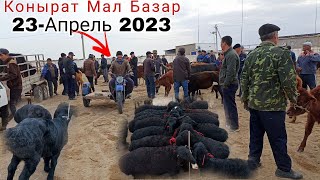 КОНЫРАТ МАЛ БАЗАРЫ 23-АПРЕЛЬ 2023/ СКОТНЫЙ РЫНОК/ШЫМБАЙ МАЛ БАЗАРЫ/ ДЕМ БЕРМЕС/ DEM BERMES