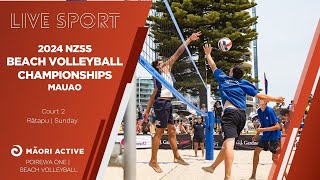 NZ Secondary School Beach Volleyball Championships 2024 |  Day 2 | Court 2