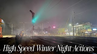 HIGH SPEED WINTER NIGHT ACTIONS VANDE BHARAT EXPRESS + SHATABDI EXPRESS + DURONTO EXPRESS + MORE