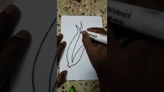 how to draw sweet corn? இனிப்பு சோளத்தை எப்படி வரைய வேண்டும்? (drawing lessons for beginners)