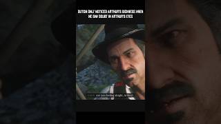 Dutch finally notices Arthur is unwell | Rdr2 #shorts