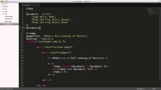 PR PHP 23 Creating the Products Array