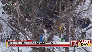 Neighbors express concerns about rise in Raleigh homeless encampments