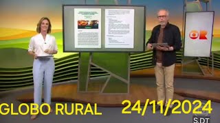 GLOBO RURAL 24/11/2024 COMPLETO E SEM ANÚNCIOS