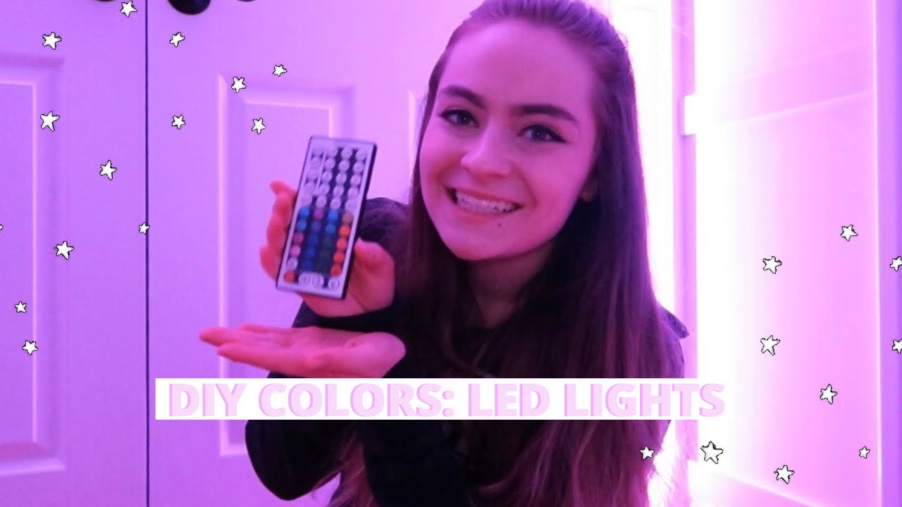 HOW TO MAKE DIY COLORS ON YOUR LED LIGHTS - YouTube