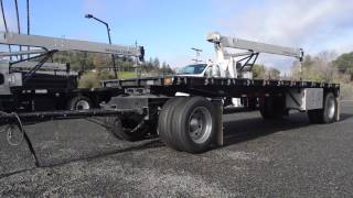 1996 Alloy Flatbed Pup Trailer / Charter Trucks -  u10530