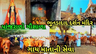 ભુતડાદાદ દર્શન ભુતડાદાદ ડુગર મંદિર ખોડીયાર માંનુ મંદિર દર્શન bhutdadada રાધિકા શ્રી પાંજરાળો ગૌશાળા