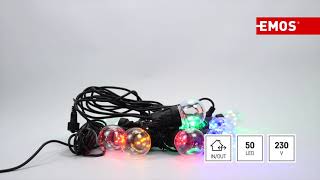 LED světelný řetěz party bulbs | EMOS DCPM01