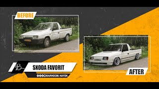 Skoda Favorit (modifications on photoshop)