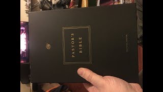 ESV Pastor's Bible with 2016 text