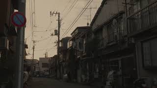 【4K30秒】夕日に照らされる素朴で懐かしい街並み～北区十条仲原3丁目　(2019年3月)