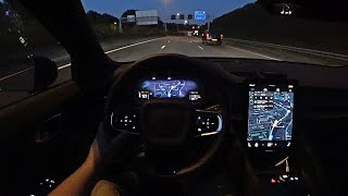 The New Polestar 2 Test Drive at NIGHT