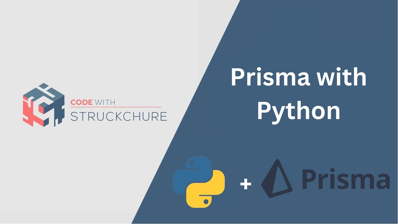 Prisma ORM With Python And FastAPI - YouTube