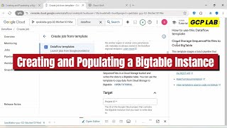 Creating Bigtable Instances in GCP for Beginners