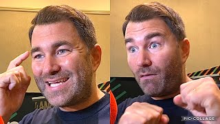 EDDIE HEARN “CANELO BEATS CALEB PLANT 10 OUT OF 10 TIMES, I’VE NEVER SEEN ANYBODY LIKE CANELO EVER!”