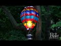 13512 Hot Air Balloon Solar Lantern LG Multi Stripe