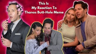 Paul Rudd Crazy Moments With Marvel Cast