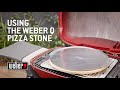 Using the Weber Q Pizza Stone