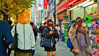 【4K】Tokyo Evening Walk - Akihabara 秋葉原 (Binaural Sounds for Sleep) ASMR 2020.12  15:30