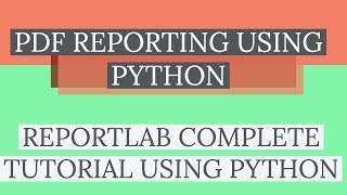 Create Password Protected Pdf Using Reportlab & Python|Reportlab Complete Tutorial|Part :2