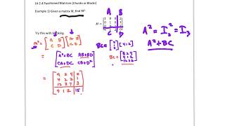 LA 2.4 Partitioned Matrices