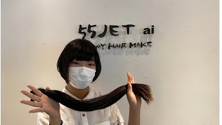 ヘアドネーション 50cmにチャレンジしました！