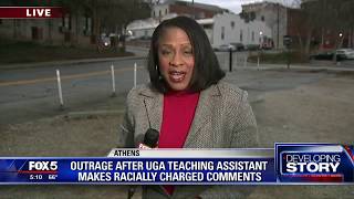 Outrage After Uga Teaching Assistant Makes Racially Charged Comment