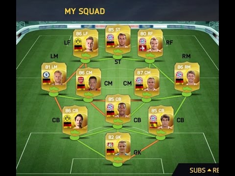 FIFA 15 Ultimate Team iOS Crazy Bundesliga Squad!! FIFA 15 Ultimate Team iOS Crazy Bundesliga Squad!!