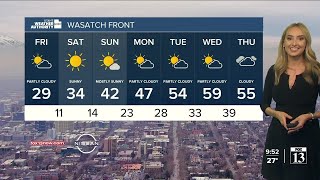 Utah's Weather Authority - Chance of snow Friday! February 24