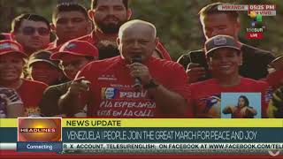 Diosdado Cabello: The disaster of his march was hidden with the false news of Machado's kidnapping