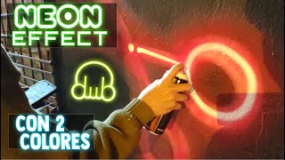 Como hacer el efecto NEON GRAFFITI - Tutorial 2 COLORES