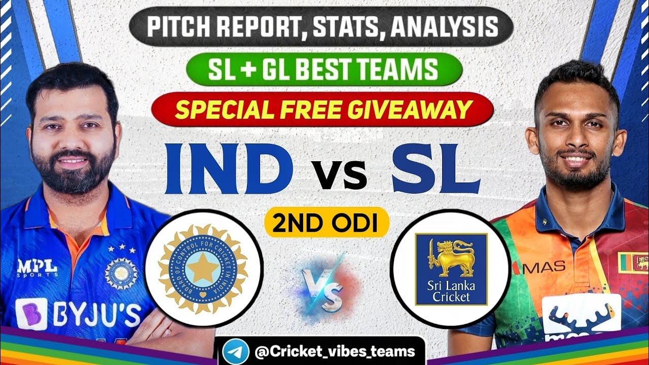 IND Vs SL 2nd ODI Dream11 Prediction | India Vs Sri Lanka Dream11 Team ...