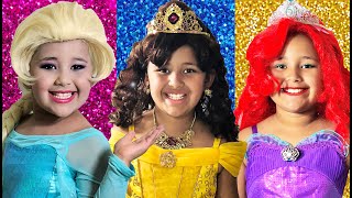 Disney Princess Dresses Halloween Costumes | Kids Costume Runway Show