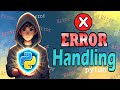 Never Fear Errors Again! Master Try, Except & Custom Exceptions