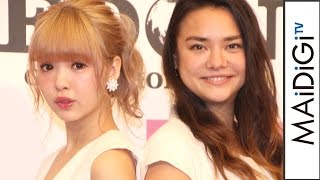 加賀美セイラ「髪以外ほぼ毛がない」藤田ニコルも「全ツルに」 「脱毛ラボ」2016年度イメージキャラクター発表会1　#Seira Kagami　#Press conference