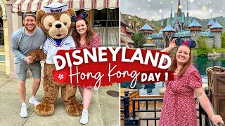 HONG KONG DISNEYLAND VLOG! 🏰 DAY 1 🇭🇰 World of Frozen, Snacks, Fireworks & Explo