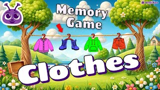 Memory Game - What’s missing? | ESL Game Clothes | ESL for kids | Clothes vocabulary in English