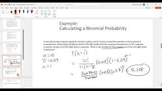 COSC - Chapter 5 - Binomial Distribution