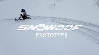 WOOFで雪の上でも遊びたい【キッズスノーバイク鋭意開発中】