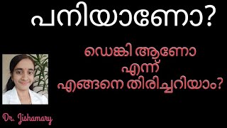 എല്ലാ പനിയും ഡെങ്കിപ്പനി അല്ല, എളുപ്പത്തിൽ തിരിച്ചറിയൂ #dengue fever