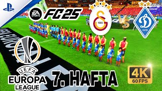 FC25 - GALATASARAY - DİNAMO KİEV -- UEFA EUROPA LEAGUE 7. HAFTA -- PLAYSTATİON 5 -- 4K60FPS