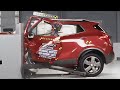 2013 Buick Encore driver-side small overlap (1st) crash test (extended footage)