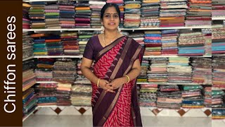 Chiffon sarees | Apavaranam| 11 February 2025 ￼