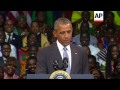 Obama Speaks to Africans on American Democracy