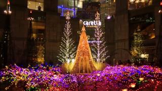 Caretta Illumination 2015「カノン・ダジュール　Canyon d’Azur　～青い星の谷～」20151216 日本東京．烏龜汐留．冬季燈飾