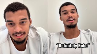 Victor Wembanyama said THIS when asked Kobe Bryant or Tim Duncan…