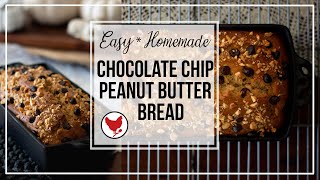 Chocolate Chip Peanut Butter Bread - Bake with Me! | Cosmopolitan Cornbread
