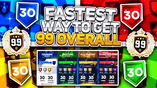 *NEW* FASTEST WAY to get 99 OVERALL \u0026 MAX BADGES in NBA 2K20