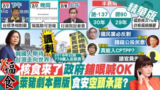 【洪淑芬報新聞】福食2/18解禁!政院端3原則配套 專家揭關鍵隱憂｜\